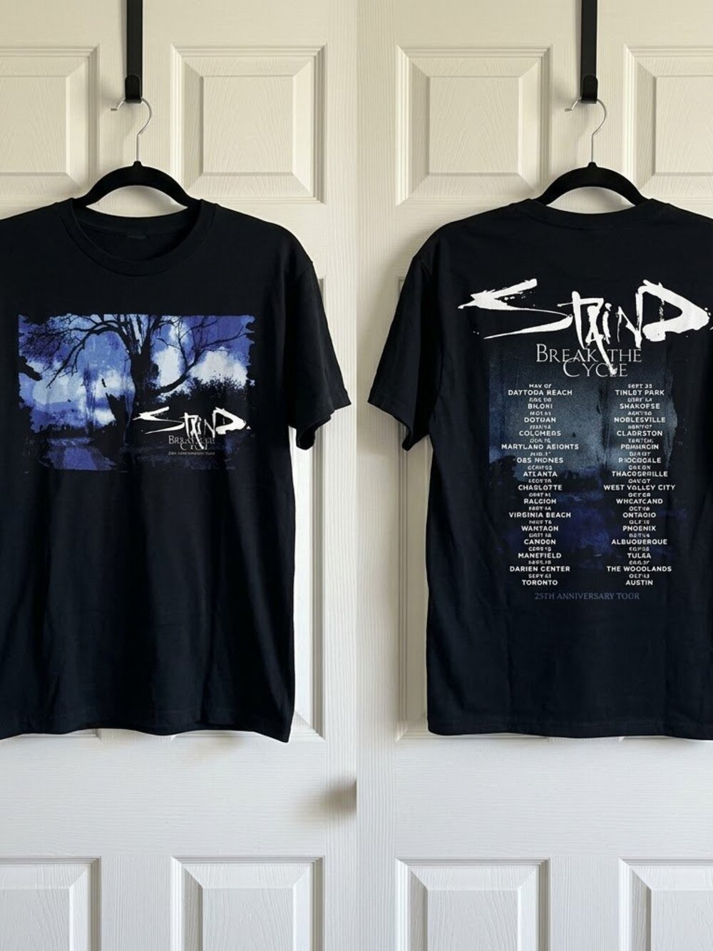 Staind Break the Cycle 25th Anniversary Tour Tee